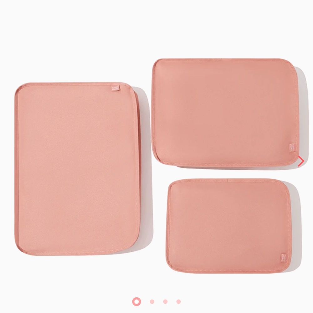 NEW Hanky Panky 3 pack packing cubes pink